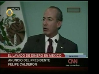 Pdte. mexicano Felipe Calderón anuncia un plan para luchar c