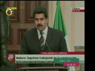 Cancilleres de Venezuela y México acordaron buscar solucione