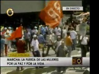 Personas se congregan en Plaza Venezuela para marcha contra