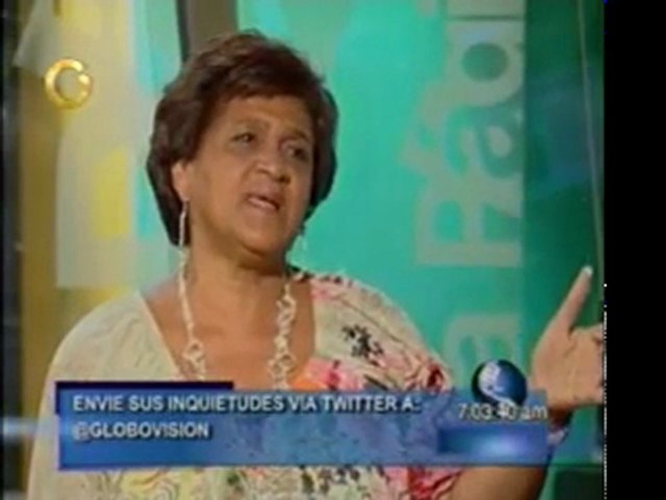 Líder comunitaria de Caricuao, Omaira García, se refirió a l