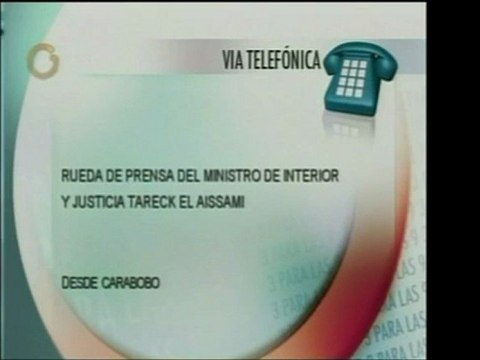 Min. de Interior y Justicia, Tareck El Aissami, habla sobre