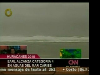El Huracán Earl alcanza intensidad categoría cuatro en aguas