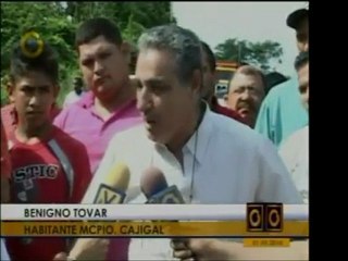 En el mun. Cajigal del edo. Anzoátegui protestaron por el el