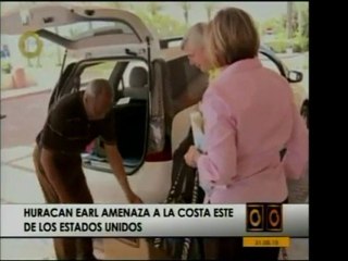 El Huracán Earl, de categoría cuatro, amenaza la costa este