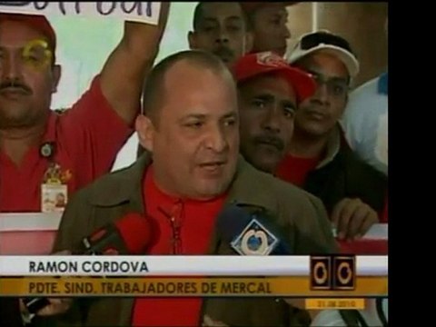 Vocero sindical de Mercal exige presencia de la empresa en r