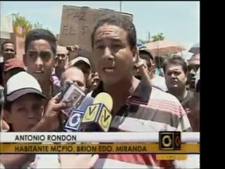 Higuerote vive una protesta por inseguridad frente a sede de