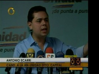 Candidato a la AN Antonio Ecarri reclama estado de la salud