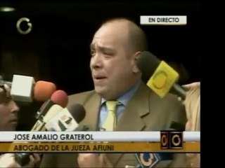 Juez María lourdes Afiuni se niega a ir a juicio en la mañan