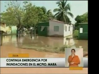 El Municipio Mara, en Zulia, continúa en emergencia por las