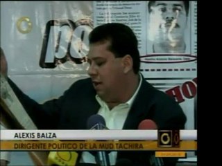 MUD de Táchira solicita la inhabilitación de candidato del P
