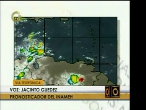 Pronóstico del tiempo del INAMEH predice más precipitaciones