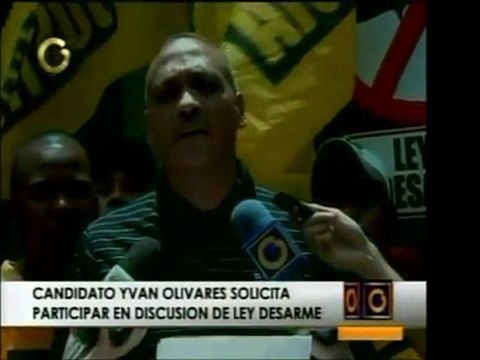 Iván Olivares, candidato al Circuito 1 del Dtto. Capital, so