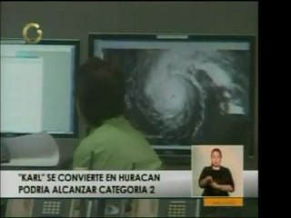El Huracán Karl podría alcanzar categoría 2