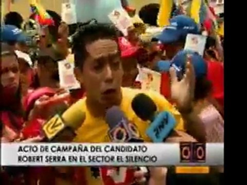 Robert Serra: somos la opción de la juventud y la esperanza