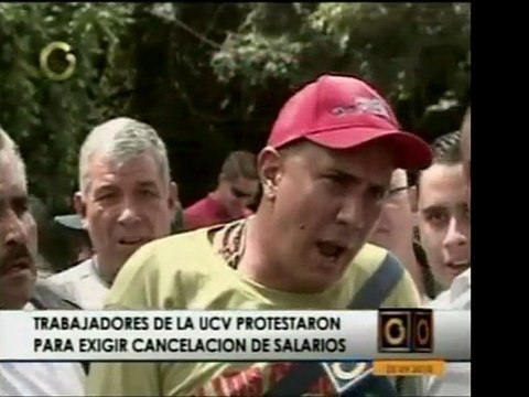 Obreros y trabajadores de la UCV piden la renuncia al Min. d