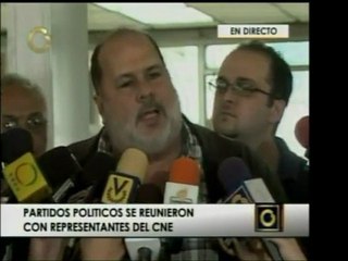 La MUD se reunió en el CNE con Comando Estratégico Operacion