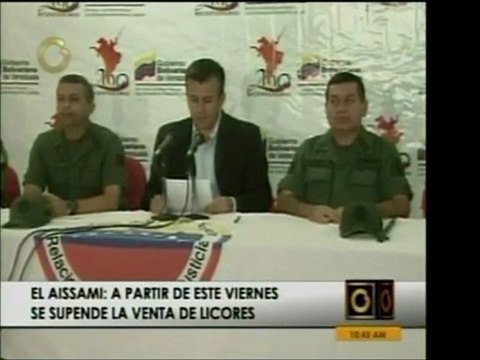 Ministro de Interior y Justicia, Tareck El Aissami, informa