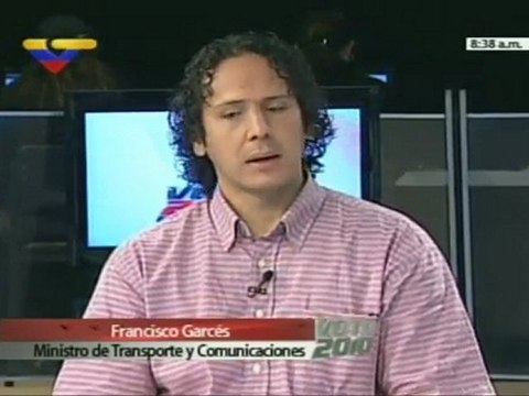 El ministro Francisco Garcés informa sobre la situacíón del