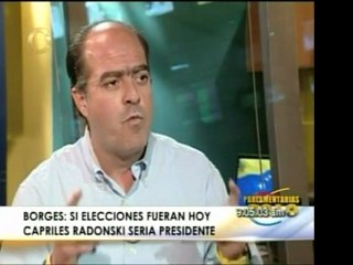 Julio Borges, de Primero Justicia, afirma que si las eleccio