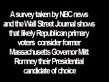 Election News -  Romney, Trump, Huckabee Top 2012 Poll