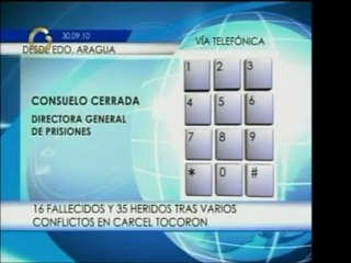 Actualización de situación en penal de Tocorón, en Aragua, d