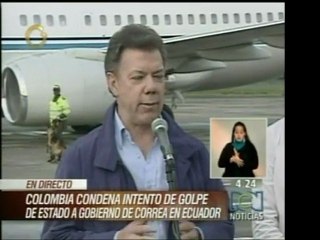 Pdte. Santos junto y Pdta. Kirchner convocan reunión urgente