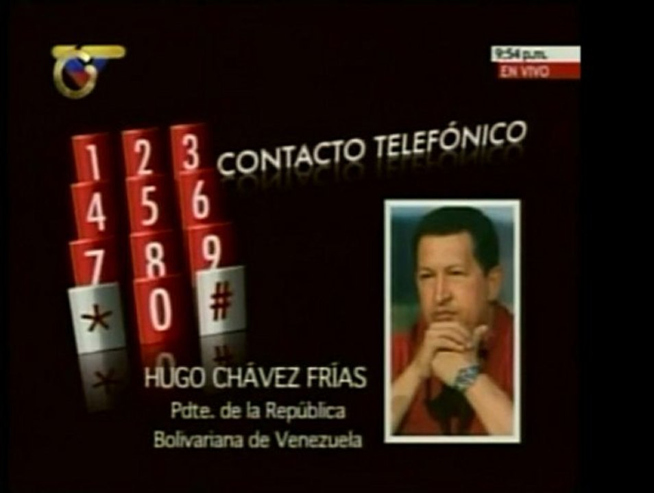 Presidente Chavez anuncia que está firmando la expropiación