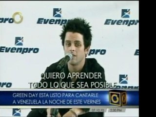 Grupo rock-punk Green Day ofrece sus expectativas respecto a