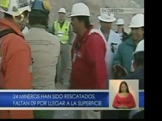 Llegada de José Henriquez, el guía espiritual de los mineros