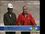 Presidente Boliviano Evo Morales agradece rescate de minero.