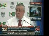 Jaime Mañalich, Ministro de Salud chileno: los 17 mineros en