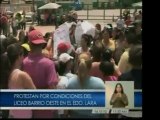 Protestas en Barquisimeto por fallas en la infraestructura d