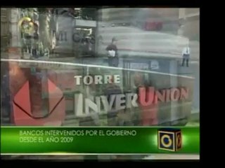 Lista de bancos intervenidos entre 2009 y 2010 por el gobier