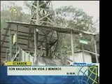 Se hallan 2 mineros muertos en Mina en Ecuador