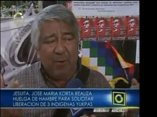 Jose María Korta, un jesuita que hace huelga de hambre por l