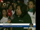 Empleados de Bancoro realizan un oficio religioso para pedir