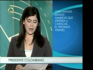 Se supo que el Pdte. Santos, de Colombia, y el Pdte. Chavez,