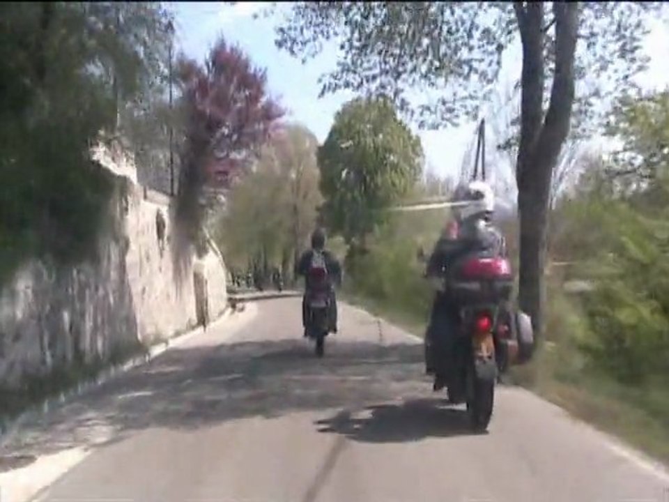 Départ en retraite de Dominique, Virée moto autour du Mont Ventoux le 22/04/2011