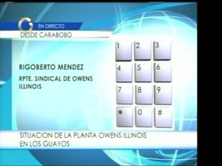 Situación de la empresa Owens Illinois, que será expropiada,