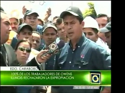 Pronunciamiento de los trabajadores de Owens Illinois ante l