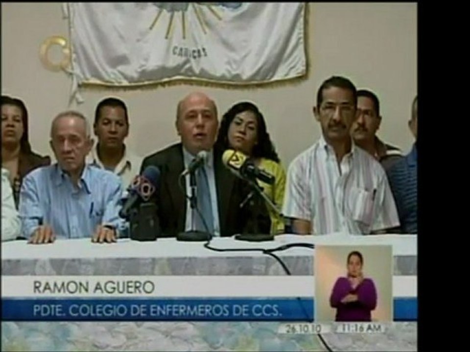 Colegio de Enfermeros de Caracas llama al gremio a concentra