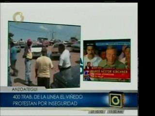 A lo largo del territorio nacional se dan paros de transport