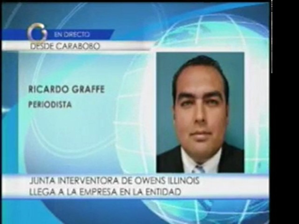 Junta interventora entró a la sede de Owens Illinois en Los
