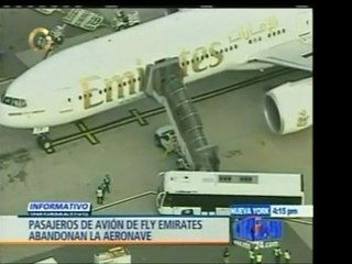Avión procedente de Dubai con carga y pasajeros sospechosos