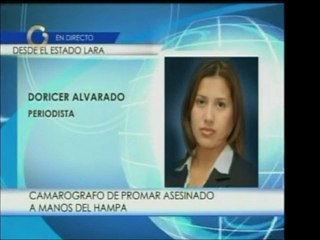 Camarógrafo de Promar televisión, del estado Lara, de 26 año