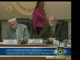 El Min. de Planificación y Finanzas, Jorge Giordani, habla a
