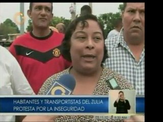 Transportistas y usuarios protestaron por la inseguridad en