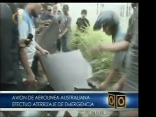 Un Airbus 380, el avión de pasajeros más grande, de la línea