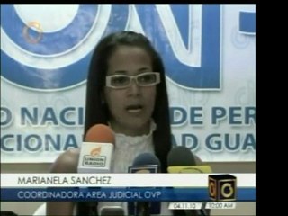 En el centros carcelarios de Vista Hermosa, edo. Bolívar, hu