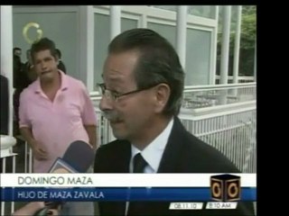 Hijo de Maza Zavala, fallecido el día de ayer, declara sobre